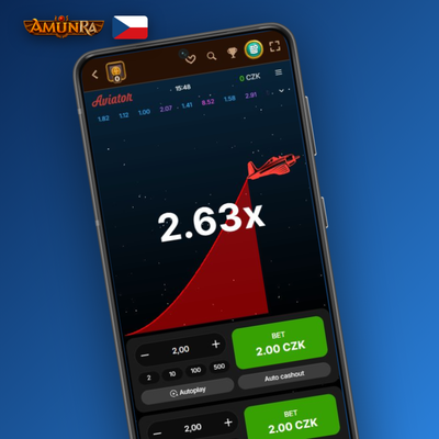 Auto-cashout v AmunRa Casino Aviator automaticky vybere výhru při nastaveném multiplikátoru