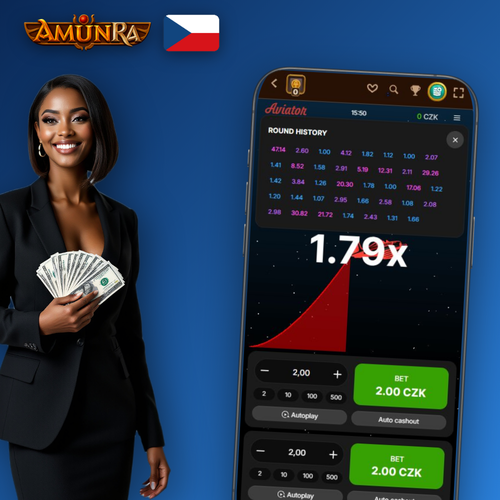 AmunRa Casino Aviator – crash hra od Spribe s rostoucím multiplikátorem a červeným letadlem