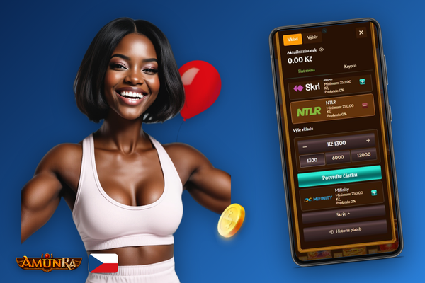 Zákaznická podpora v live chatu při zpoždění výběru v AmunRa Casino