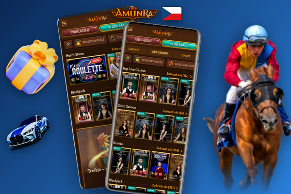 AmunRa Casino mobilní aplikace šetří data i baterii oproti prohlížeči