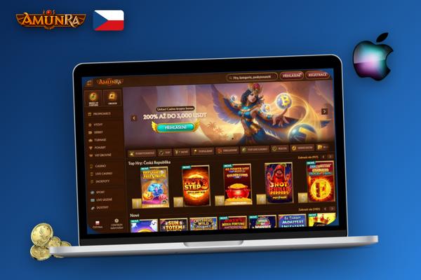 Synchronizace účtu AmunRa Casino online mezi počítačem a mobilní aplikací