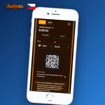 Předplacený voucher Paysafecard pro anonymní vklad v AmunRa Casino