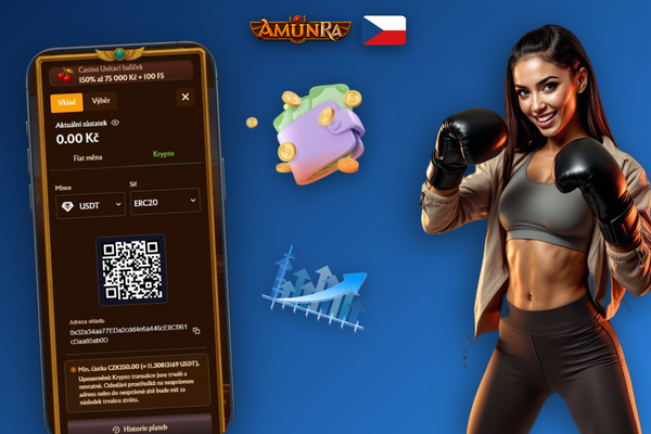 Pole pro zadání promo kódu GIFTCZ7 při vkladu v AmunRa Casino